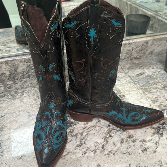 Pecos Bills Cowboy boots size 71/2 - Picture 2 of 6